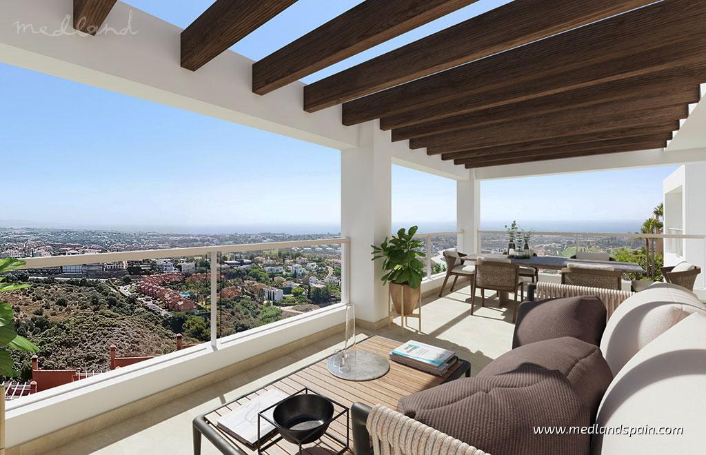 Huoneisto Benahavis, Malaga, Espanja 3 makuuhuonetta, 118 m2 No. 105349