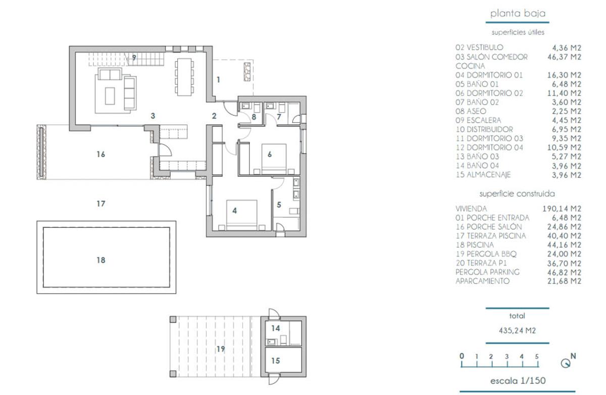 Villa in Moraira, Alicante, Spanien 4 Schlafzimmer, 435 m2 Nr. 91571