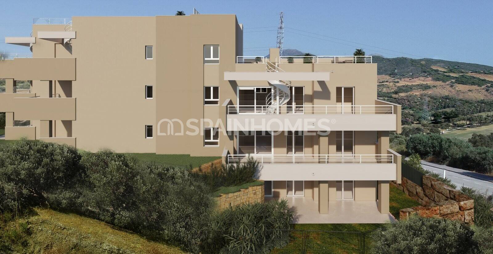 Квартира в Эстепона, Малага, Испания 2 спальни, 90м2 №91759