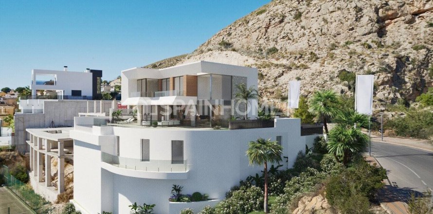 Huvila Finestrat, Alicante, Espanja 5 makuuhuonetta, 447 m2 No. 60509