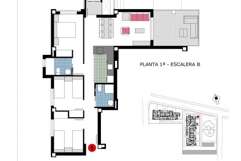 Appartamento in vendita Denia, Alicante, Spagna 3 camere da letto, 82 mq. N° 113994 - foto 7