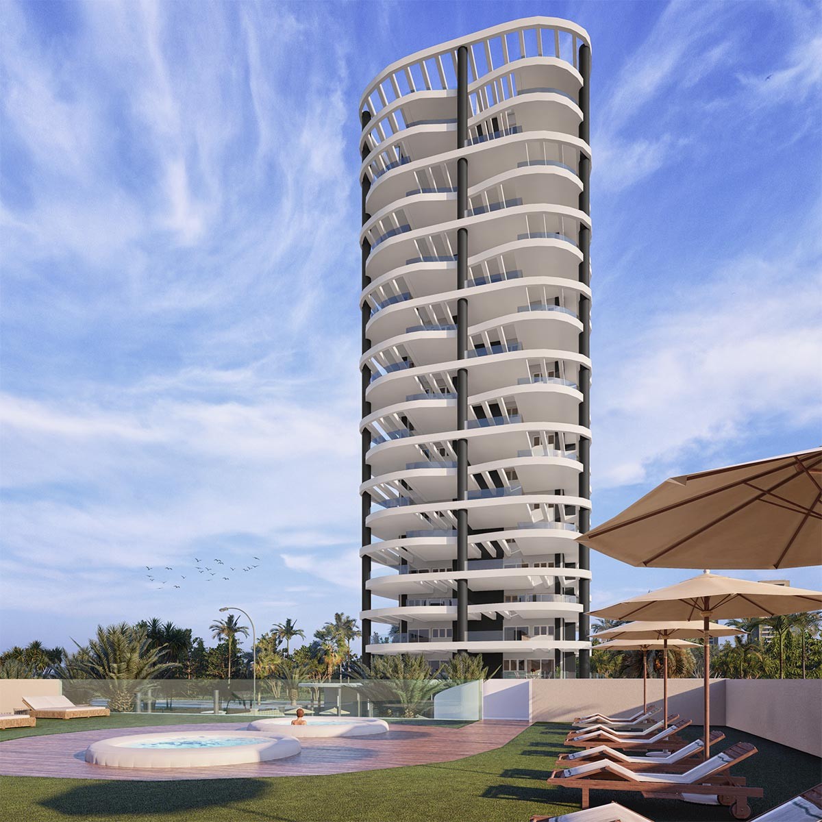 Apartment in Calpe, Alicante, Spain 3 bedrooms, 165 sq.m. No. 119296