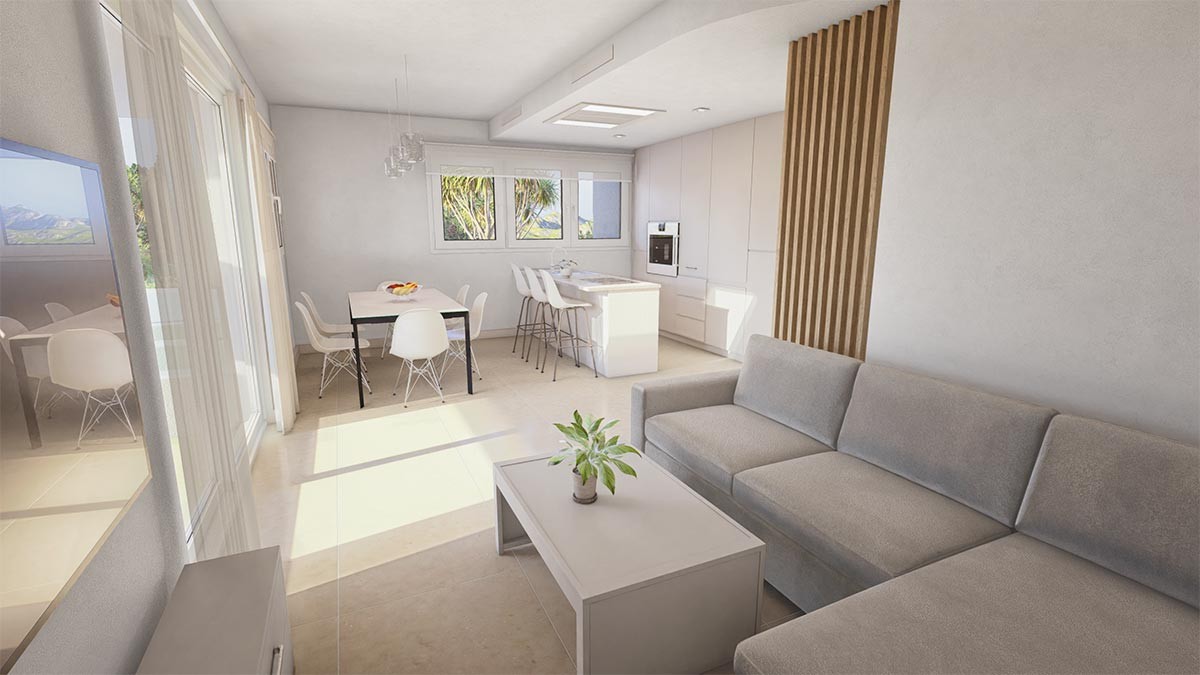 Apartment in Calpe, Alicante, Spain 3 bedrooms, 165 sq.m. No. 119296
