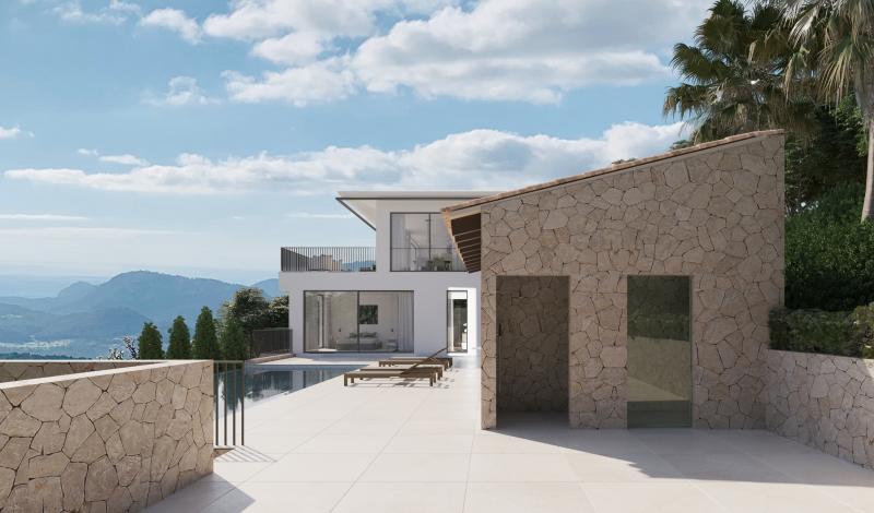 Villa à Puigpunyent, Mallorca, Espagne 4 chambres,  No. 103190