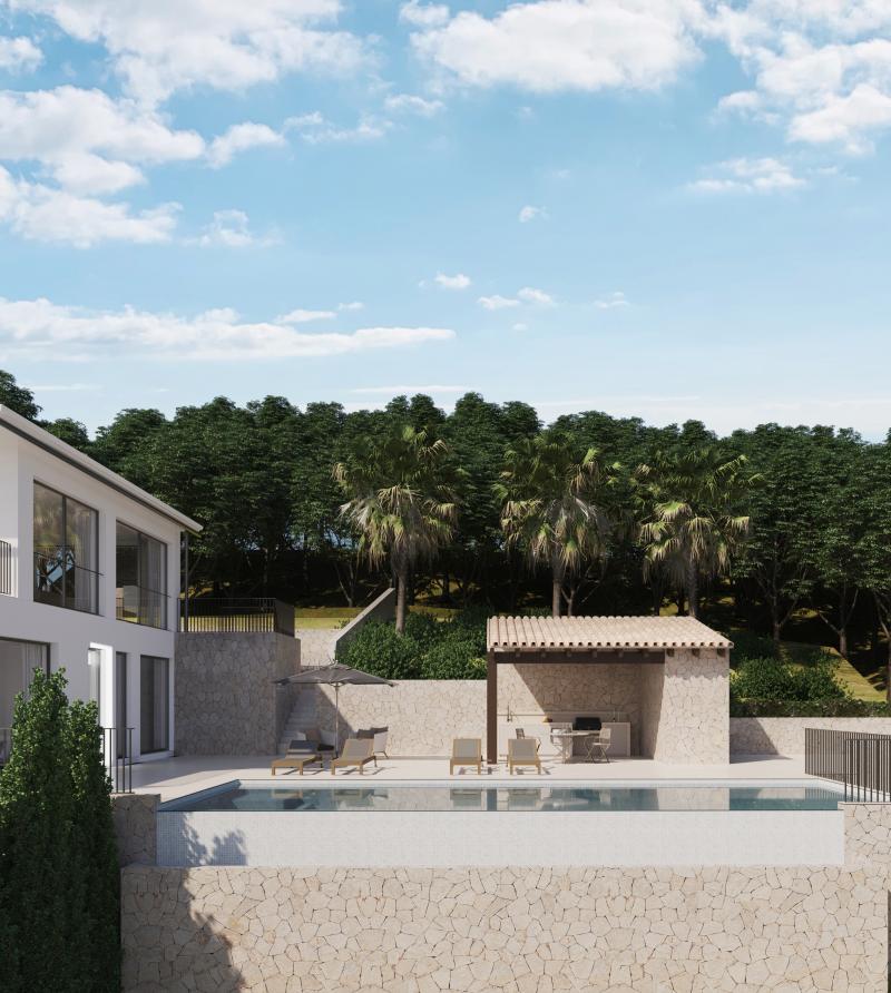 Villa à Puigpunyent, Mallorca, Espagne 4 chambres,  No. 103190