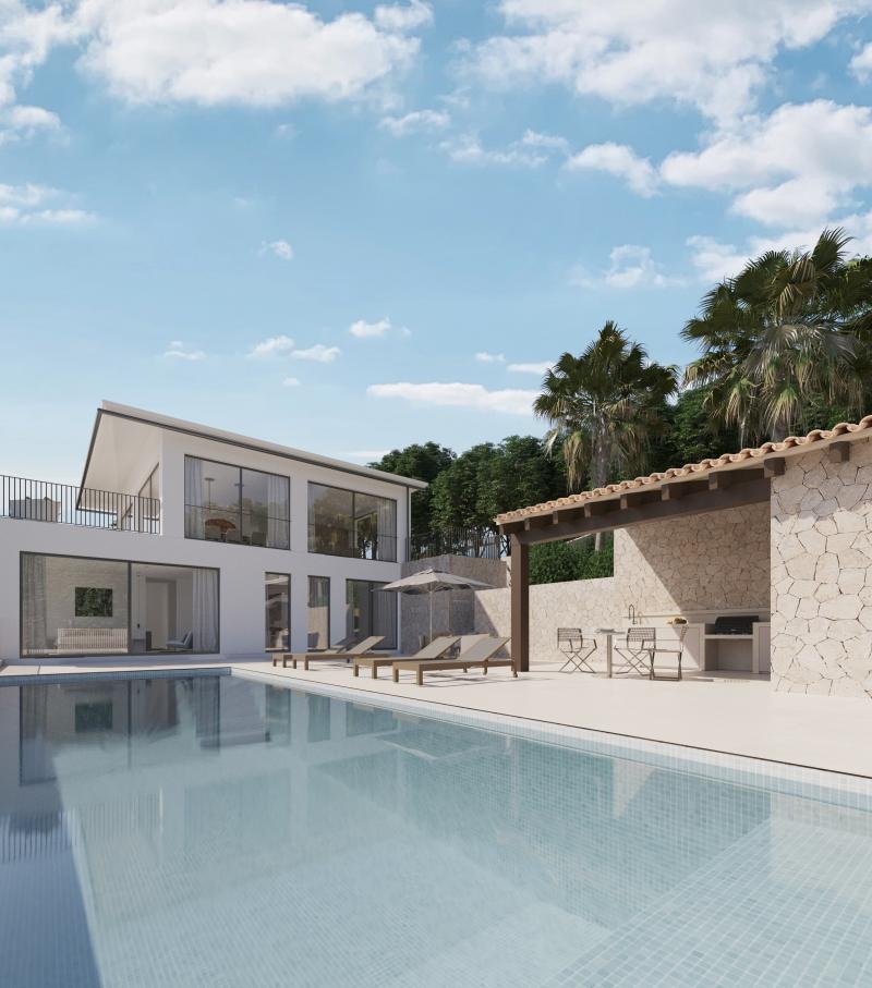 Villa à Puigpunyent, Mallorca, Espagne 4 chambres,  No. 103190
