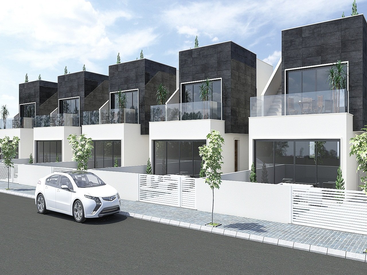 Hus i San Pedro del Pinatar, Murcia, Spanien 3 sovrum, 108 kvm. Nr. 23306