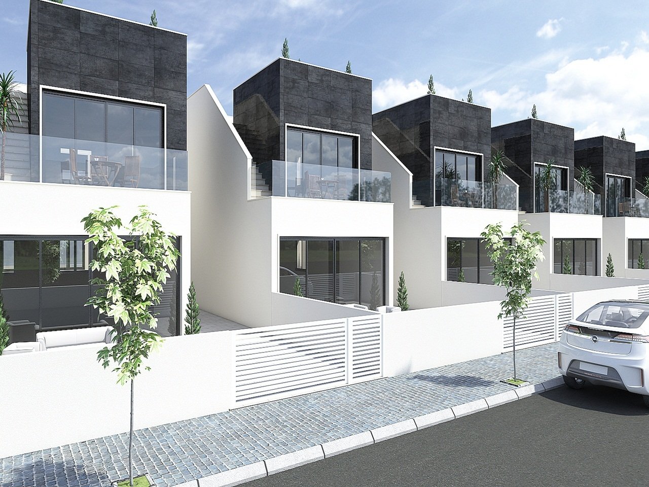 Hus i San Pedro del Pinatar, Murcia, Spanien 3 sovrum, 108 kvm. Nr. 23306