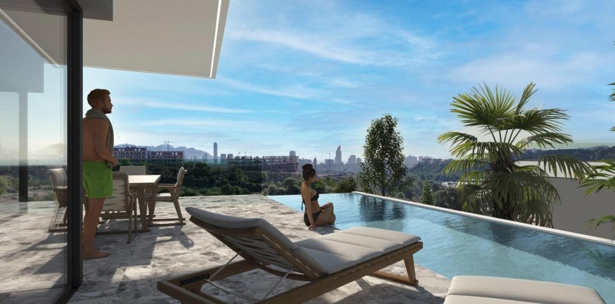 Villa Finestrat, Alicante, Spagna 4 camere da letto, 322 mq. N° 116939