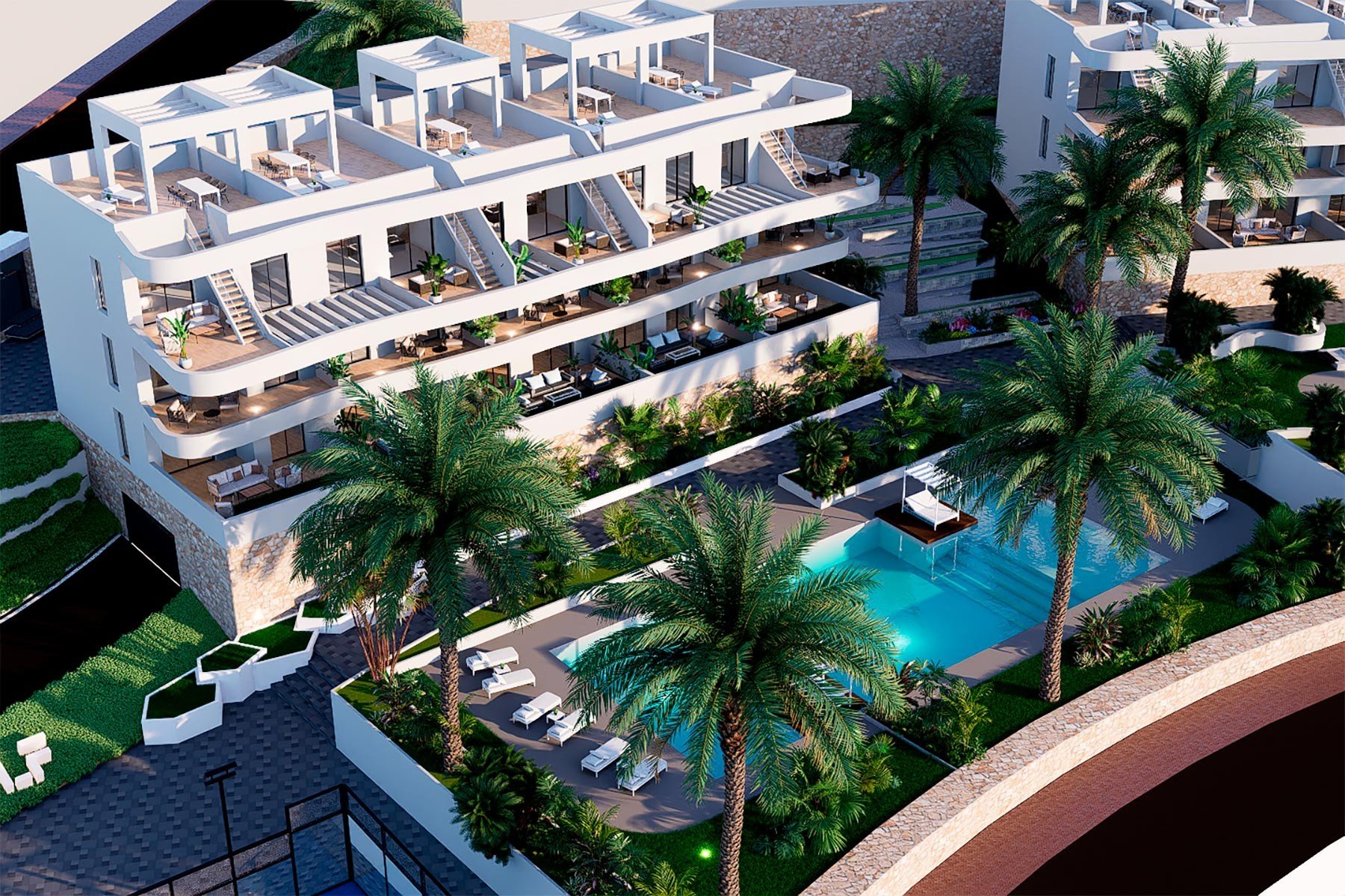 Penthauss Finestrat, Alicante, Spānijā 2 istabas, 68 m2 Nr. 112281