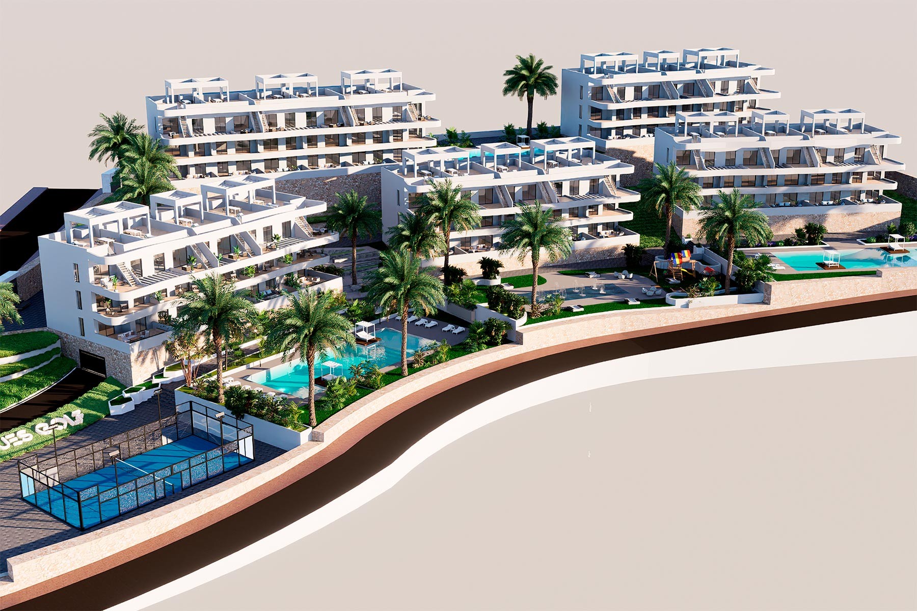Penthauss Finestrat, Alicante, Spānijā 2 istabas, 68 m2 Nr. 112281