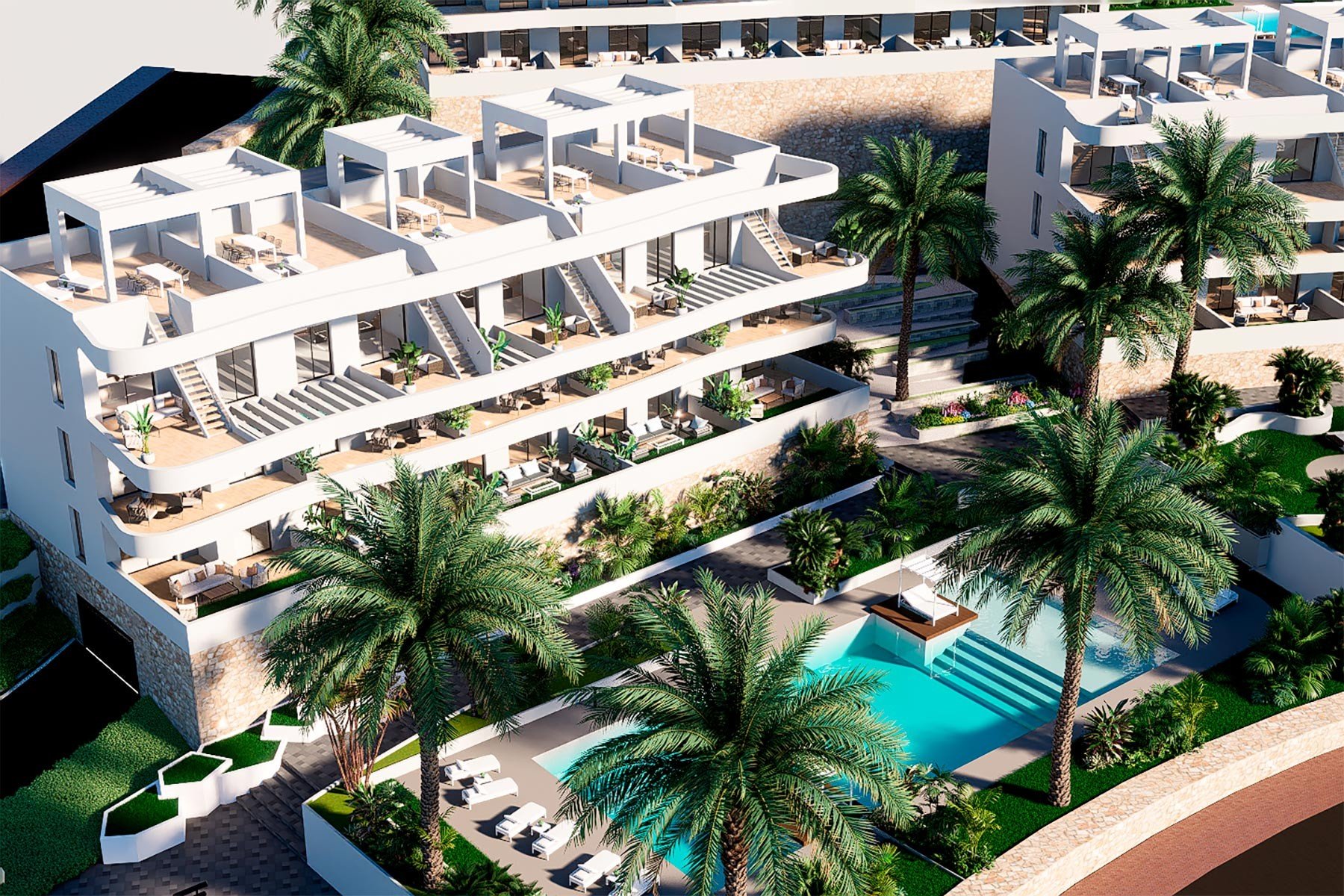 Penthauss Finestrat, Alicante, Spānijā 2 istabas, 68 m2 Nr. 112281