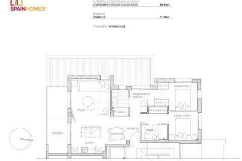 Apartamento en venta en Torre-Pacheco, Murcia, España 3 dormitorios, 102 m2 No. 108380 - foto 29