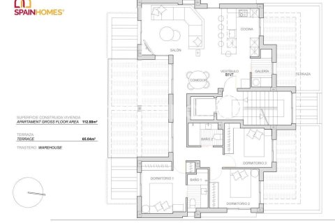 Apartamento en venta en Torre-Pacheco, Murcia, España 3 dormitorios, 102 m2 No. 108380 - foto 20