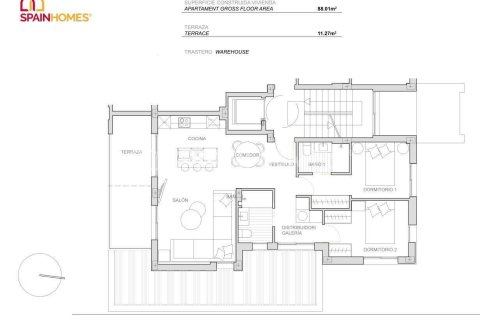 Apartment for sale Torre-Pacheco, Murcia, Spain 3 bedrooms, 102 sq.m. No. 108380 - photo 30