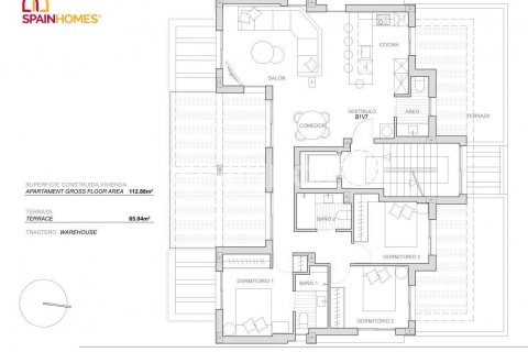 Apartment for sale Torre-Pacheco, Murcia, Spain 3 bedrooms, 102 sq.m. No. 108380 - photo 19