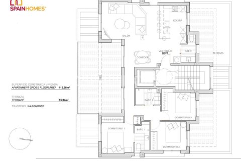 Apartamento en venta en Torre-Pacheco, Murcia, España 3 dormitorios, 102 m2 No. 108380 - foto 19