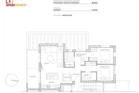 Apartment for sale Torre-Pacheco, Murcia, Spain 3 bedrooms, 102 sq.m. No. 108380 - photo 29