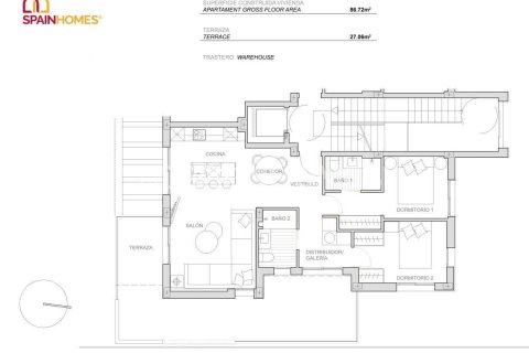 Apartamento en venta en Torre-Pacheco, Murcia, España 3 dormitorios, 102 m2 No. 108380 - foto 27