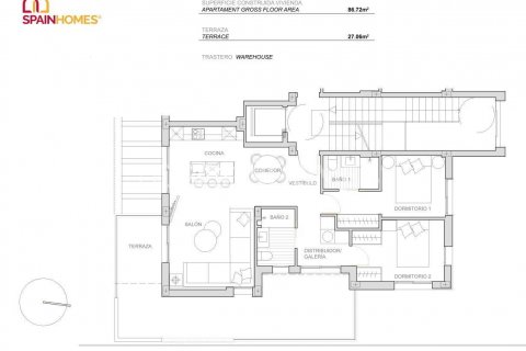 Apartment for sale Torre-Pacheco, Murcia, Spain 3 bedrooms, 102 sq.m. No. 108380 - photo 27