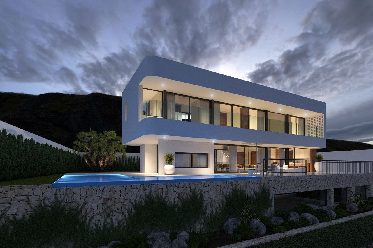 Villa in Finestrat, Alicante, Spain 4 bedrooms, 260 sq.m. No. 95775