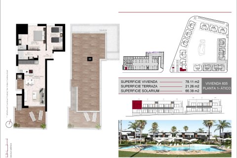 Bungalo pārdošanā Ciudad Quesada, Alicante, Spānijā 2 istabas, 78 m2 Nr. 114934 - attēls 5