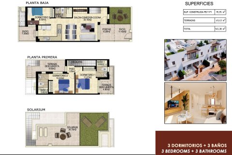 Townhouse zum Verkauf Vistabella, Alicante, Spanien 3 Schlafzimmer, 95 m2 Nr. 115731 - Foto 8