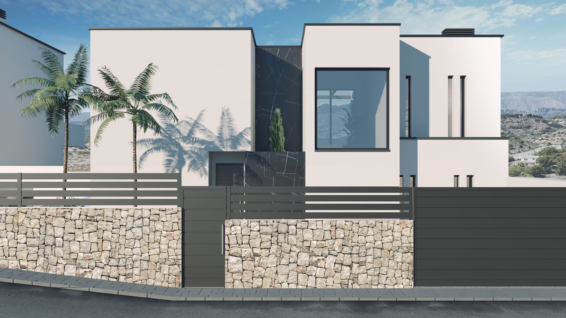 Villa a Finestrat, Alicante, Spagna 3 camere da letto, 250 mq. N° 110678