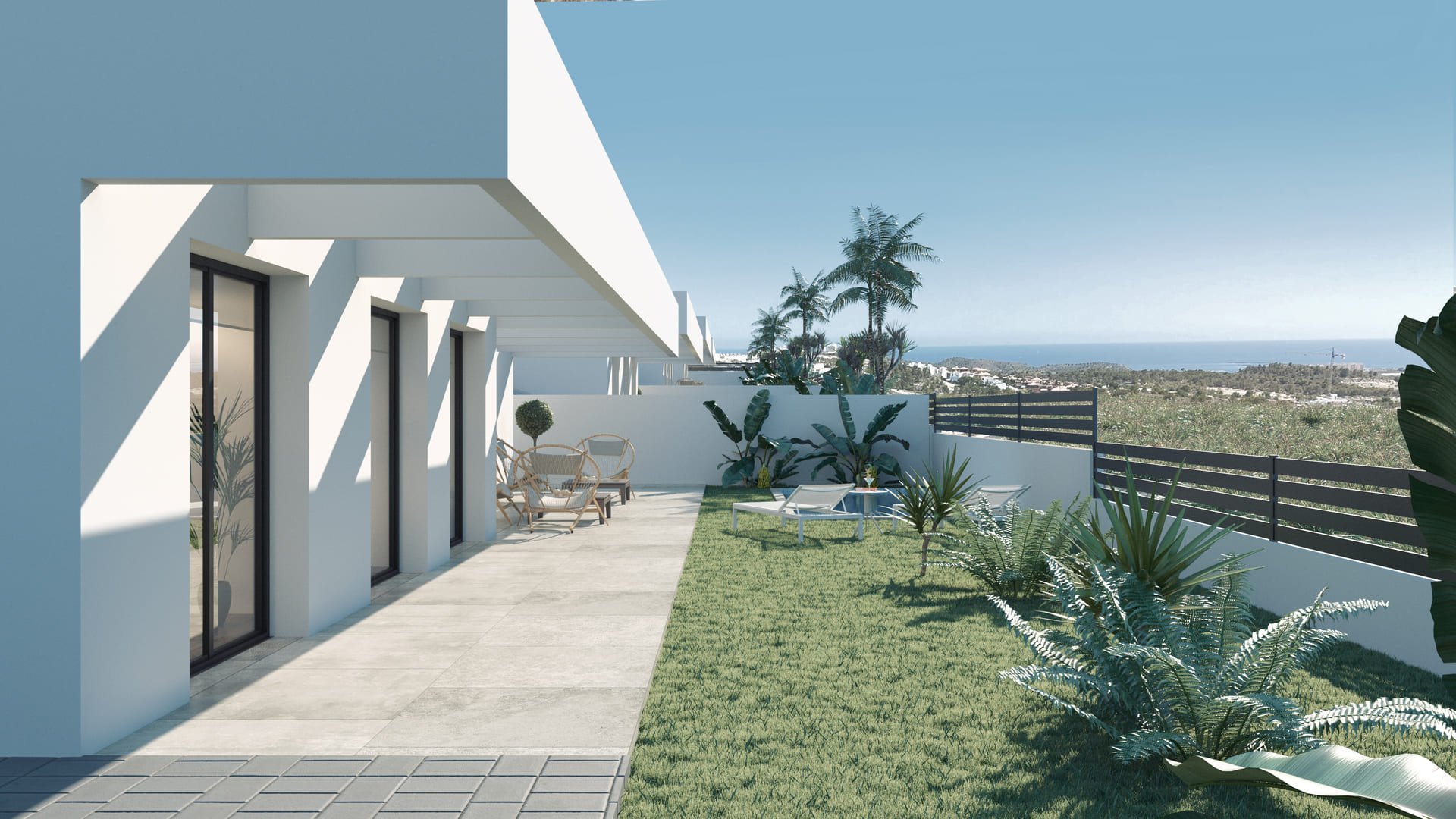 Villa a Finestrat, Alicante, Spagna 3 camere da letto, 250 mq. N° 110678