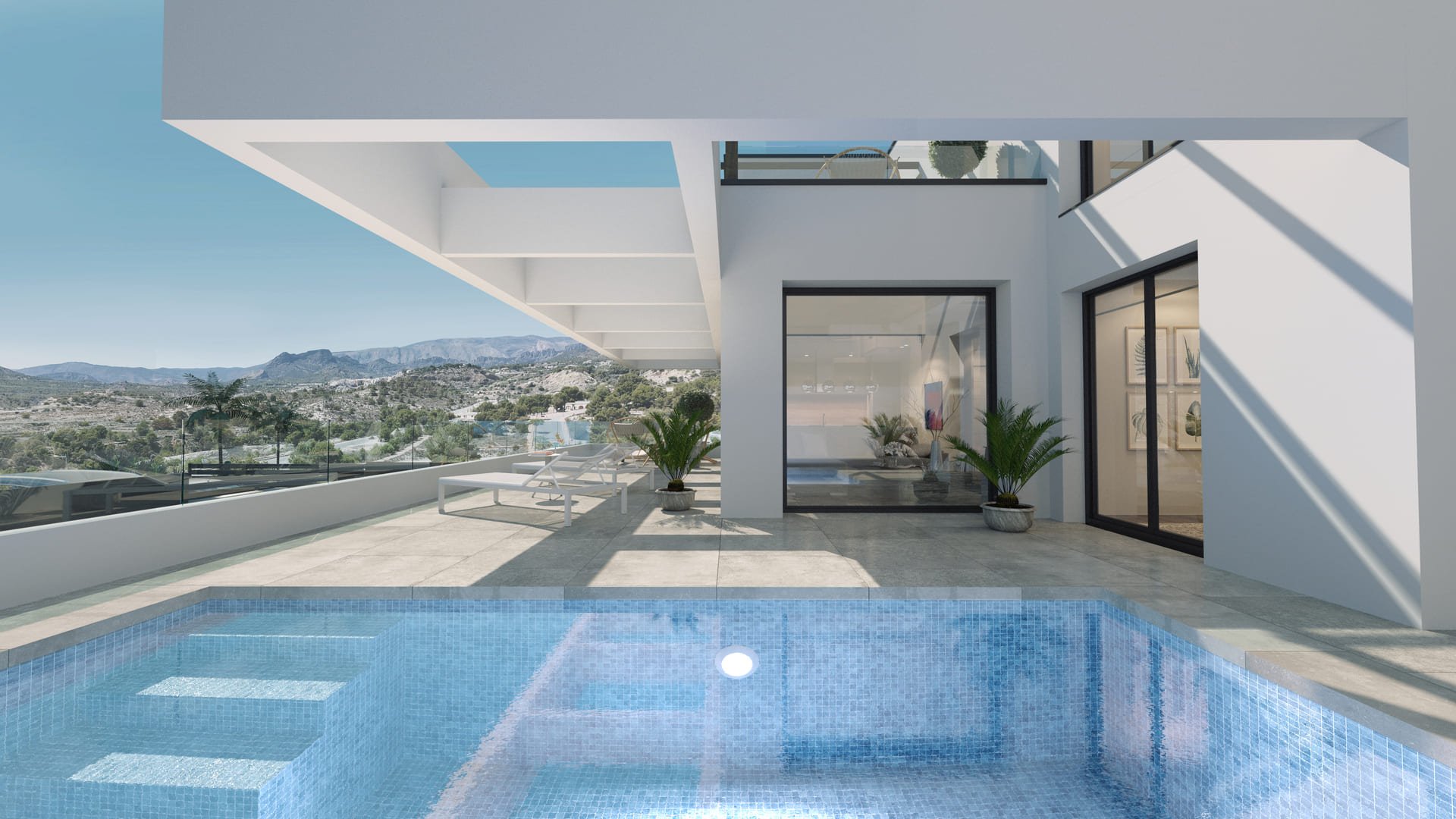 Villa a Finestrat, Alicante, Spagna 3 camere da letto, 250 mq. N° 110678