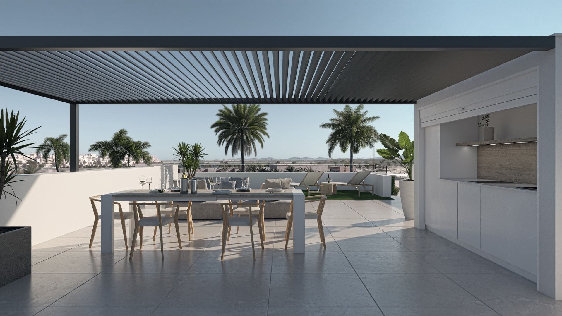 Bungalow i Alhama Nature Resort, Alhama de Murcia, Murcia, Spanien 3 sovrum, 90.72 kvm. Nr. 91212