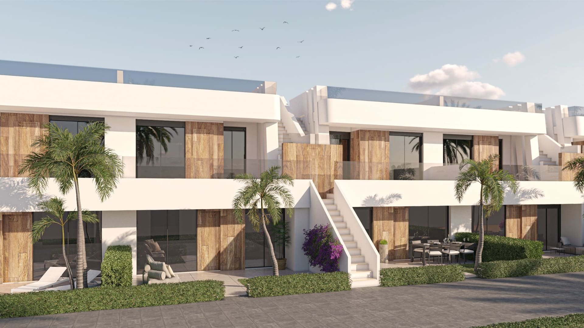 Bungalow i Alhama Nature Resort, Alhama de Murcia, Murcia, Spanien 3 sovrum, 90.72 kvm. Nr. 91212