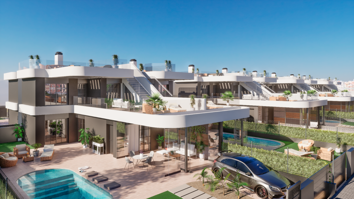Villa in Los Alcazares, Murcia, Spain 3 bedrooms, 141 sq.m. No. 90182