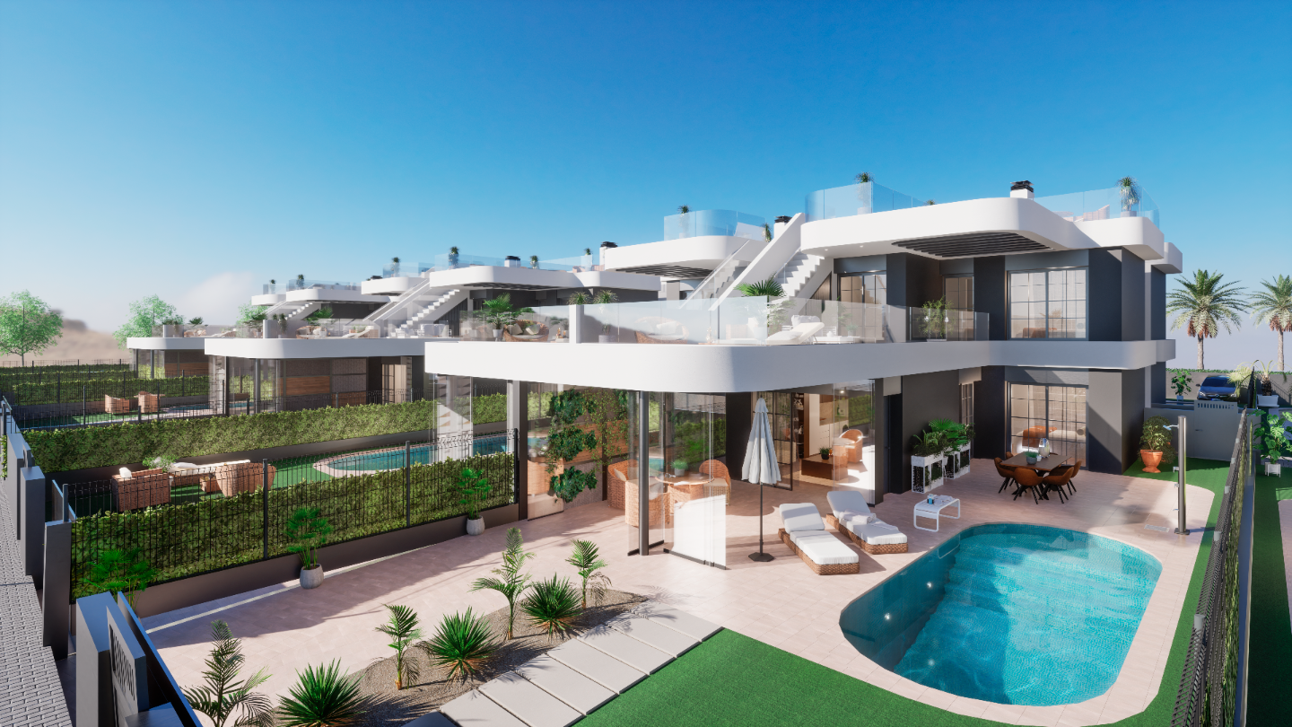 Villa in Los Alcazares, Murcia, Spain 3 bedrooms, 141 sq.m. No. 90182