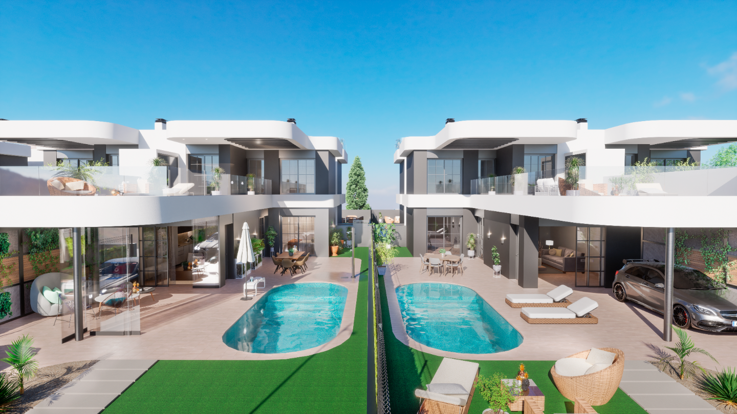Villa in Los Alcazares, Murcia, Spain 3 bedrooms, 141 sq.m. No. 90182