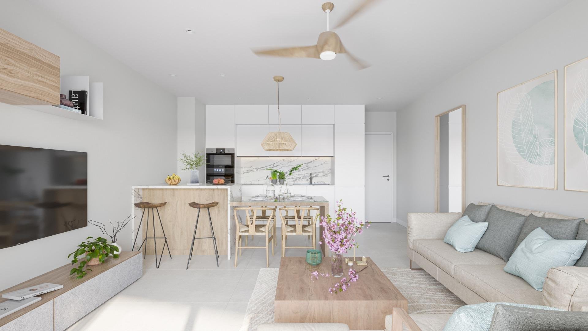 Apartment in San Pedro del Pinatar, Murcia, Spain 3 bedrooms, 102 sq.m. No. 112809