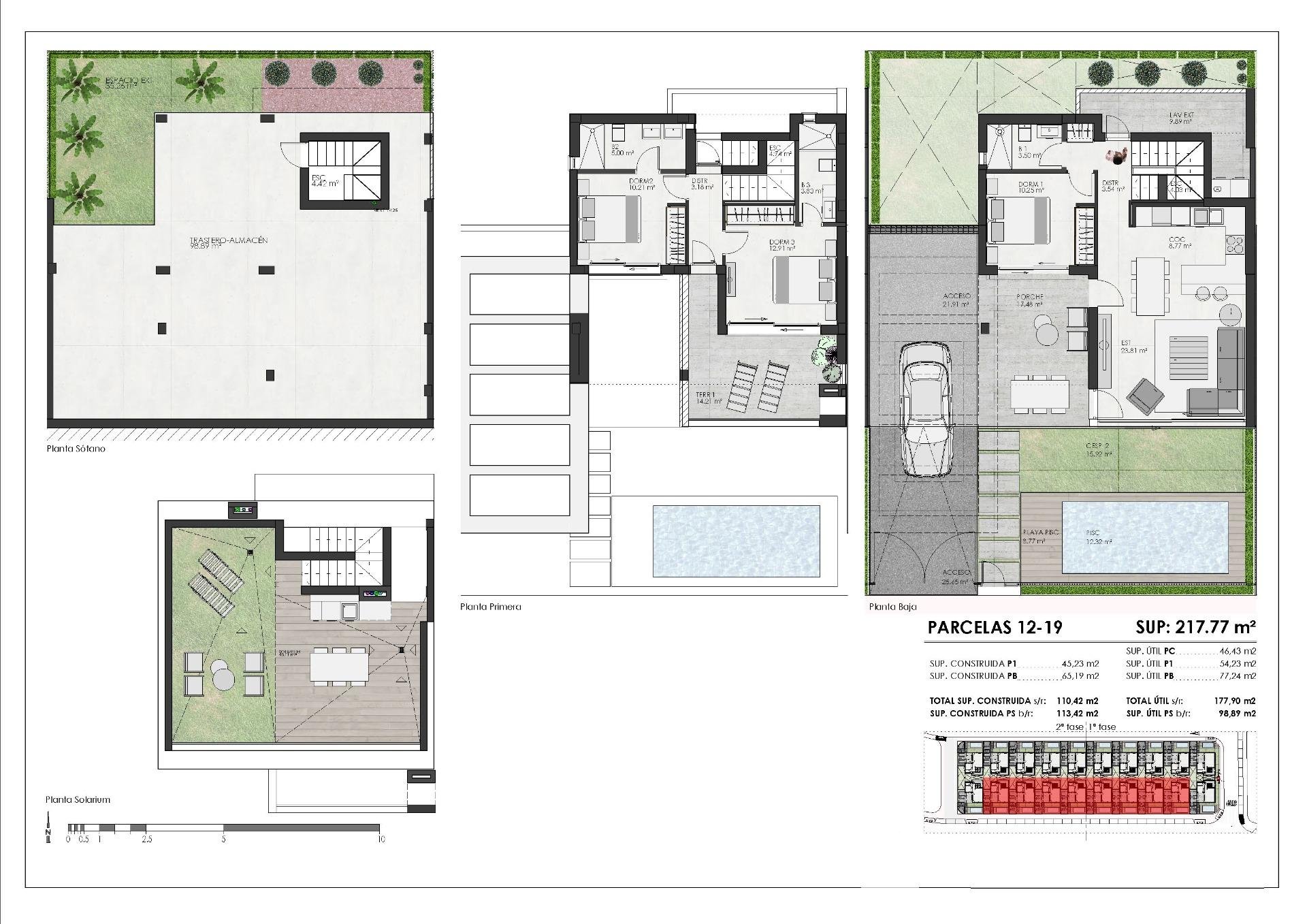 Villa en Torre-Pacheco, Murcia, España 3 dormitorios, 223 m2 No. 111293