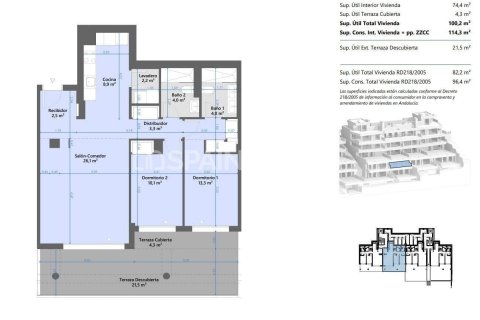 Wohnung zum Verkauf in Marbella, Malaga, Spanien 3 Schlafzimmer, 114 m2 Nr. 48544 - Foto 18