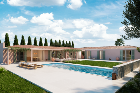 Tontti myytävänä Manacor, Mallorca, Espanja, 4 makuuhuonetta, 55000 m2 No. 111946 - kuva 1