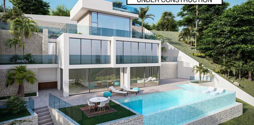 Villa in Altea, Alicante, Spain 5 bedrooms, 560 sq.m. No. 83879