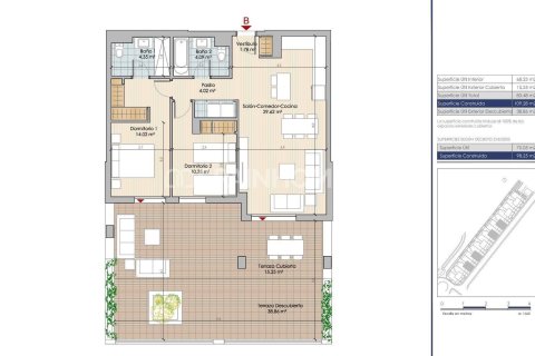 Huoneisto myytävänä Benalmadena, Malaga, Espanja, 2 makuuhuonetta, 77 m2 No. 104483 - kuva 14