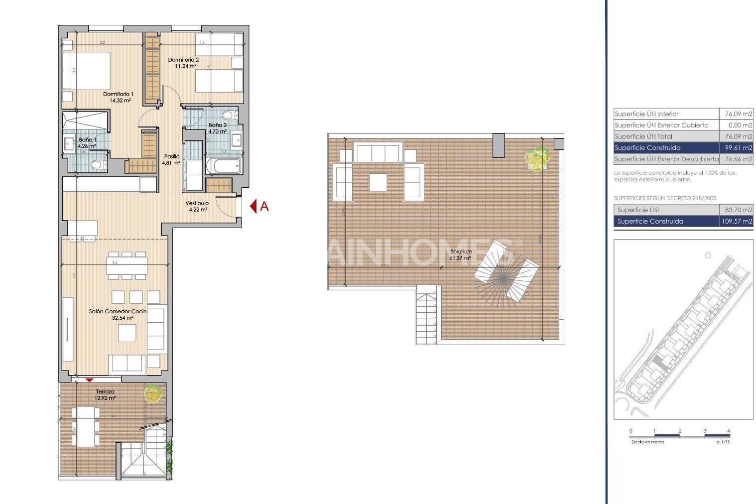 Appartamento a Benalmadena, Malaga, Spagna 2 camere da letto, 77 mq. N° 104483