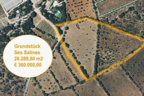 Land plot for sale Ses Salines, Mallorca, Spain No. 108947 - photo 1