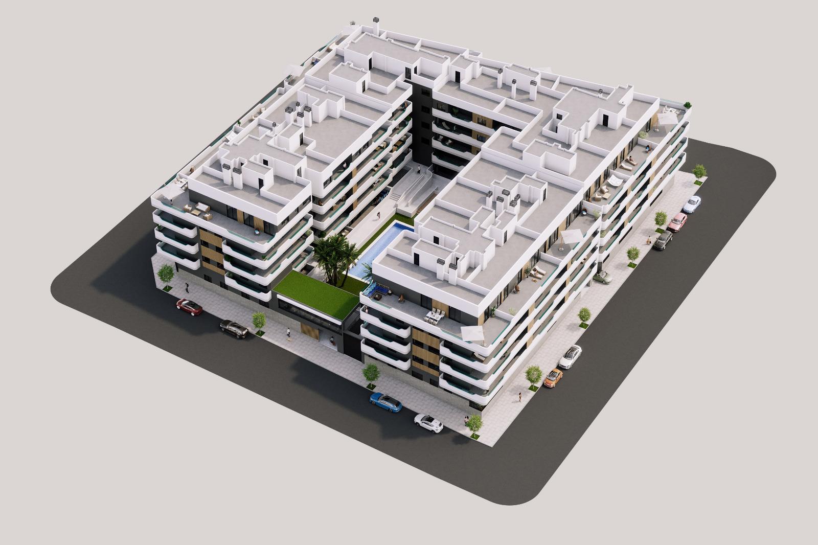 Huoneisto Santa Pola, Alicante, Espanja 2 makuuhuonetta, 97 m2 No. 110778
