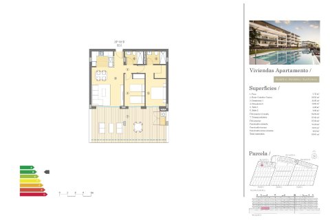Dzīvoklis pārdošanā Mutxamel, Alicante, Spānijā 2 istabas, 71 m2 Nr. 111351 - attēls 16