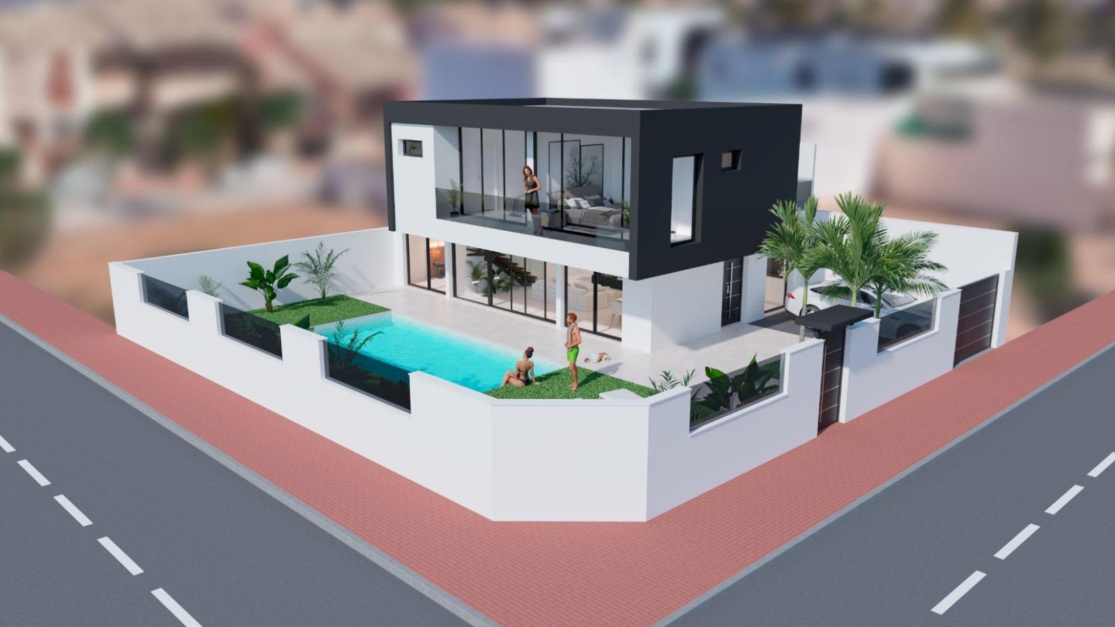 Villa in San Pedro del Pinatar, Murcia, Spain 3 bedrooms, 155 sq.m. No. 111363