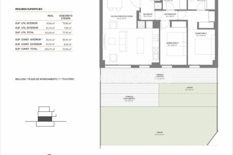 Penthäuser zum Verkauf Rincon de la Victoria, Malaga, Spanien 3 Schlafzimmer, 78 m2 Nr. 83680 - Foto 8