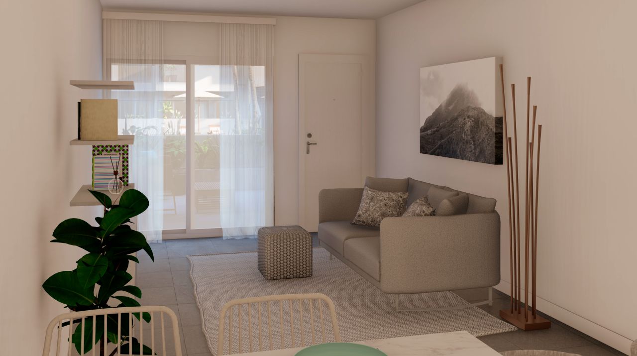 Apartment in El Alba Rainbow Your Place, Murcia, Spa, 2 bedrooms, 67.1 sq.m. No. 104348