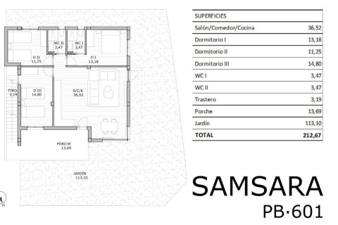 Bungalow en venta San Miguel de Salinas, Alicante, España 3 dormitorios, 82 m2 No. 114380 - foto 11