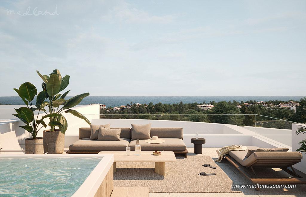 Radhus i Mijas Costa, Malaga, Spanien 3 sovrum, 268 kvm. Nr. 104695